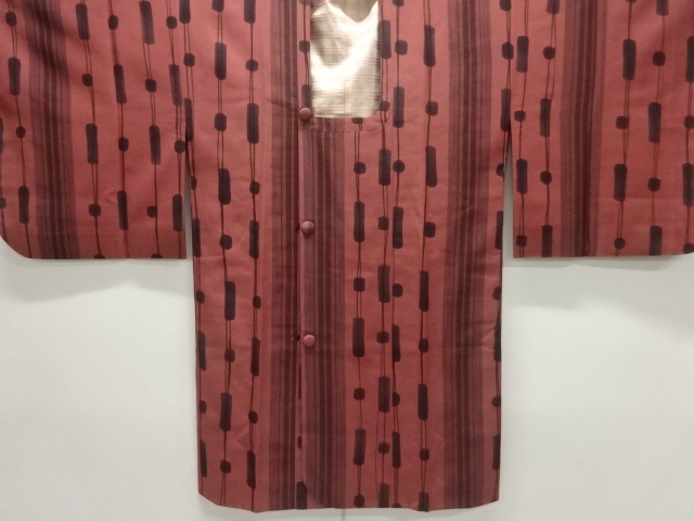 抽象模様道行コート